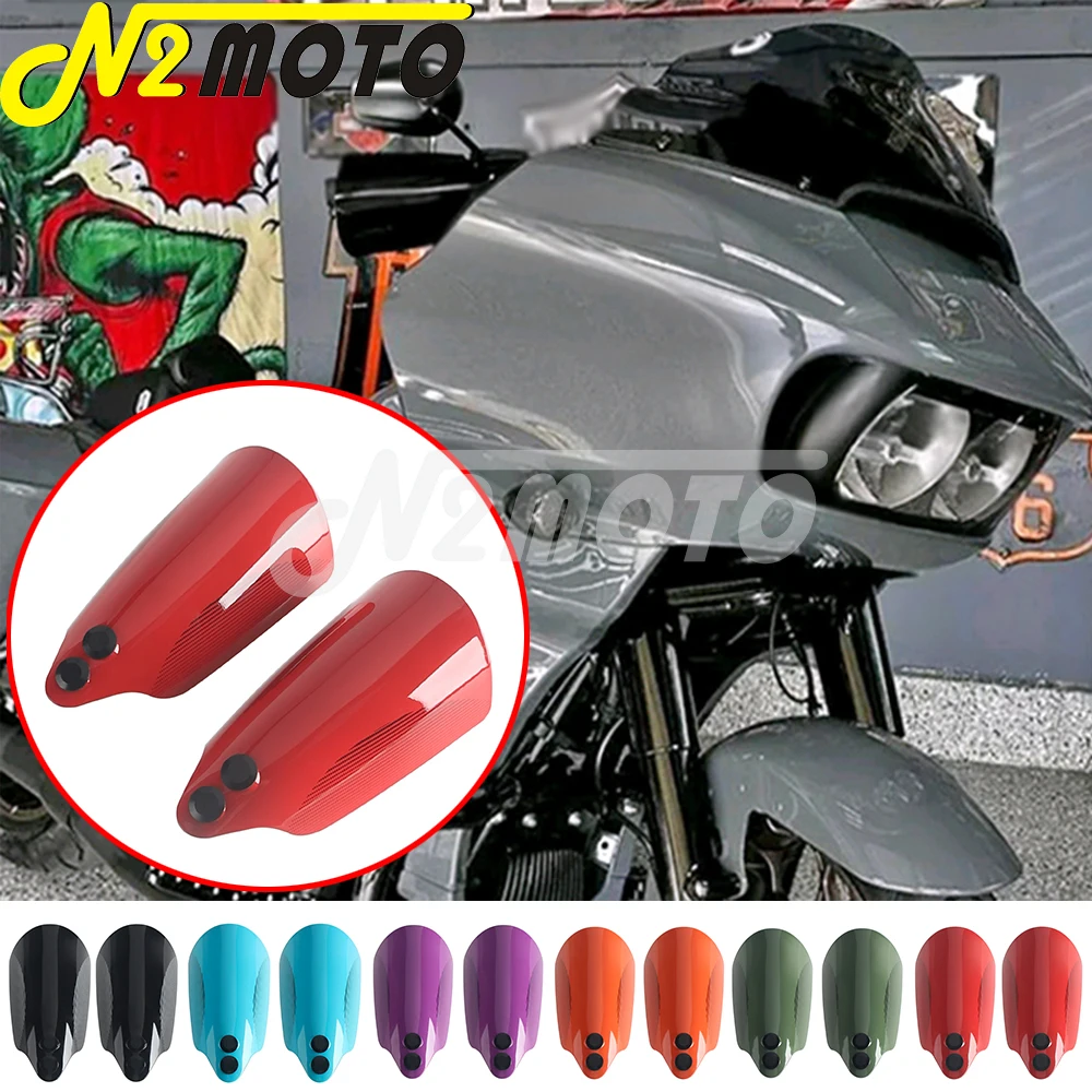 

Motorbike Multicolor Handguards For Harley Touring FLHT FLHTP FLHTK FLRT FLTRX FLTRU FLHR FLHP 14-20 Handlebar Protection Shield