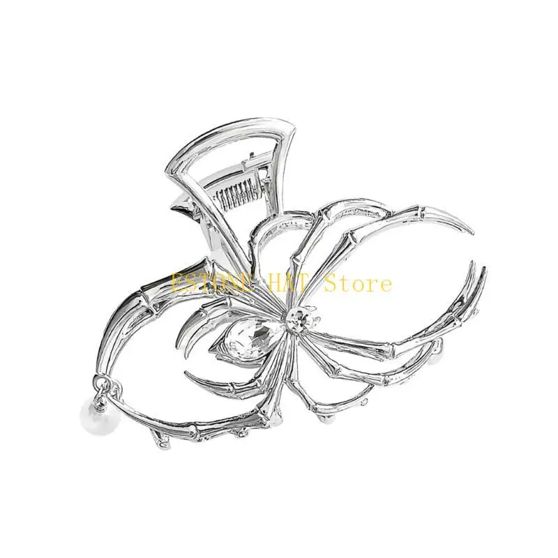 

49MF Хэллоуин Пауки Волосы Коготь Для Волос Большой Улов Уникальные Заколки Украшения