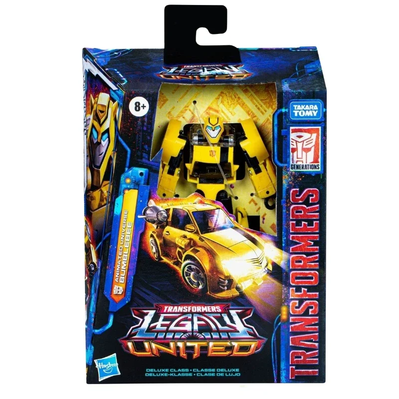 In StockTransformers Legacy United DeluxeAnimated Universe Bumblebee Action figurrimodellare la collezione di giocattoli regalo Hobby