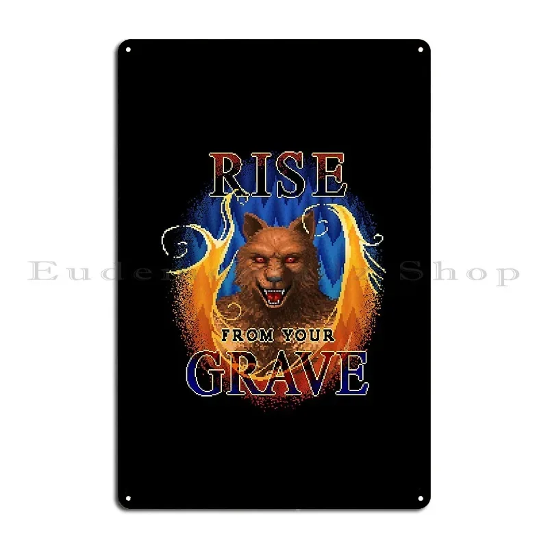 Beast Alterations Metal Sign Create Classic Decoration Cinema Print Tin Sign Poster