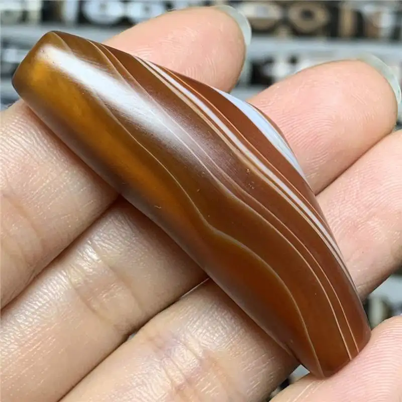 حبات قرن التبت ، قلادة حجم ، خيوط لا. ، Agate من Agate