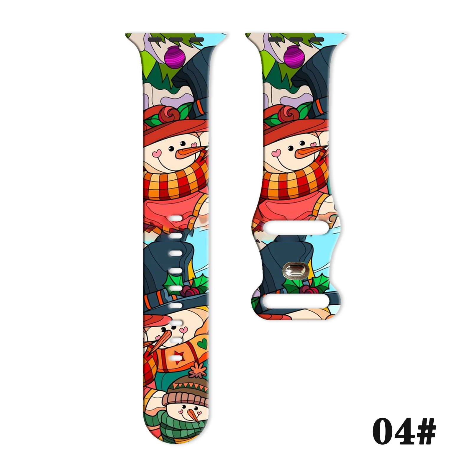 

A pleasant Chris Strap for iWatch11 10 9 8 Silicone Band Replaceable Bracelet for Apple Watch 46mm 44mm 42mm 41mm 38mm Watchband