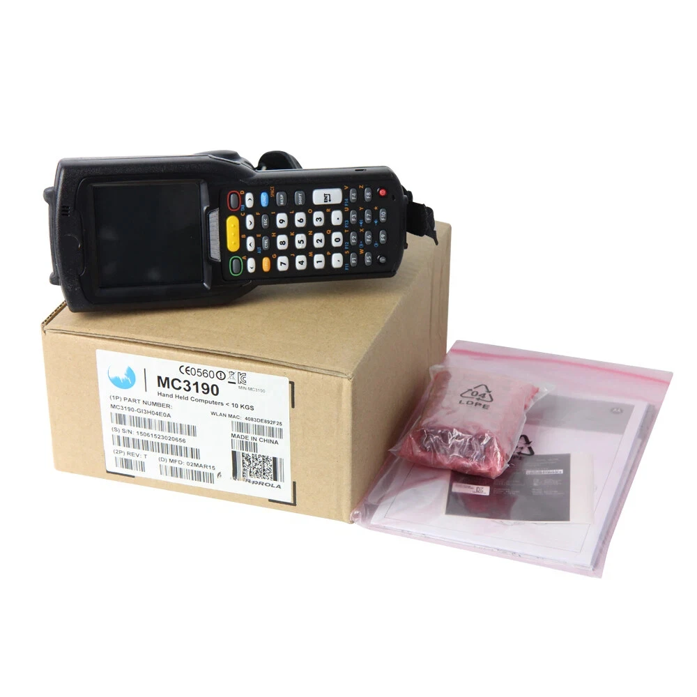 

Symbol MC3190-GI3H04E0A Handheld With battery 38-Key 2D Laser Barcode Scanner Warehouse Logistics Inventory Counting Machine