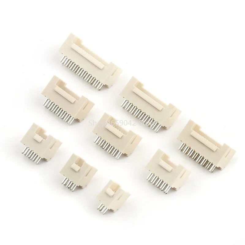 10pcs/lot PHB 2.0mm Pitch Straight Needle Seat Buckle Double Row 2x2 3 4 5 6 8p Connector PHSD image 2