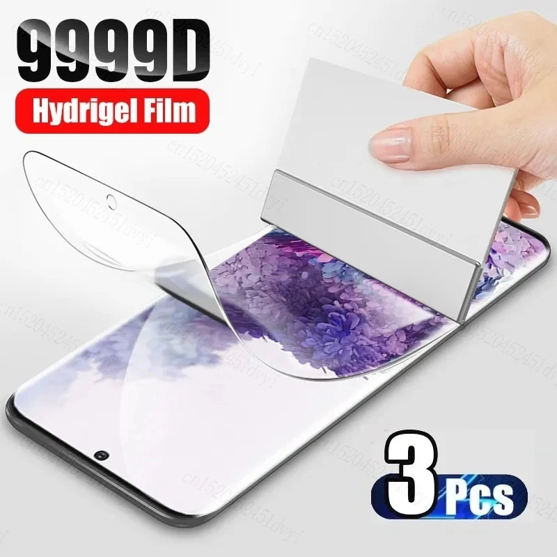 3Pcs Hydrogel Film For Motorola Moto G34 Edge 40 Neo G Stylus Play 2024 G24 G04 G 2023 G14 Screen Protector