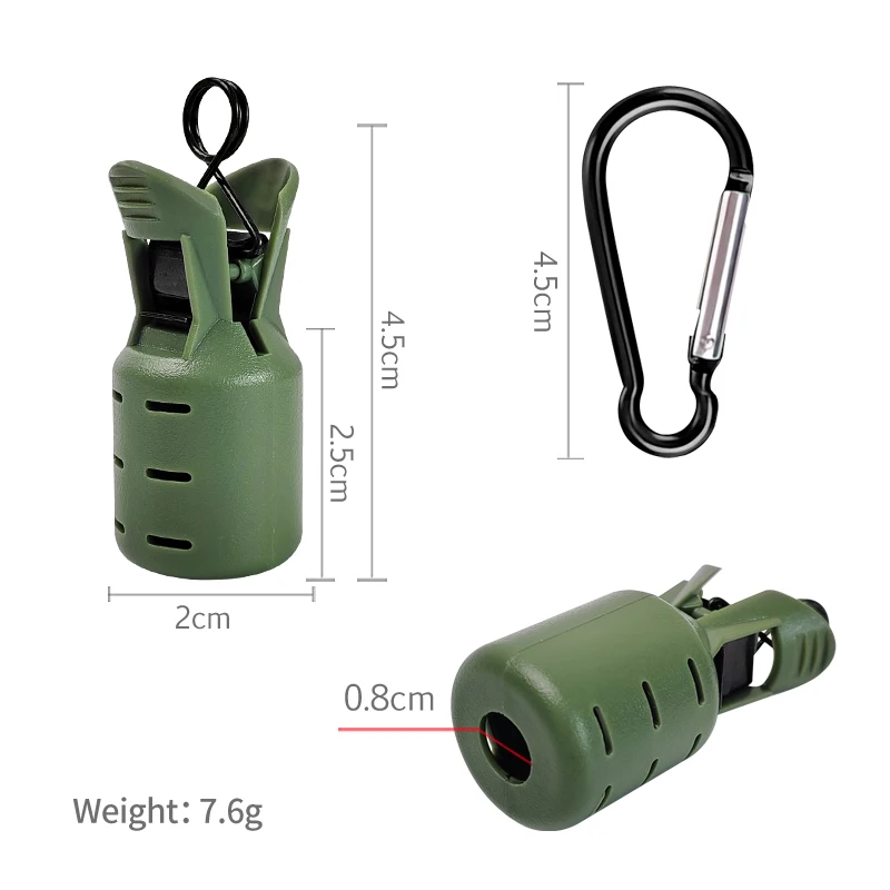 Protector jig head para egi, pulpo y sepia – Funda con mosquetón
