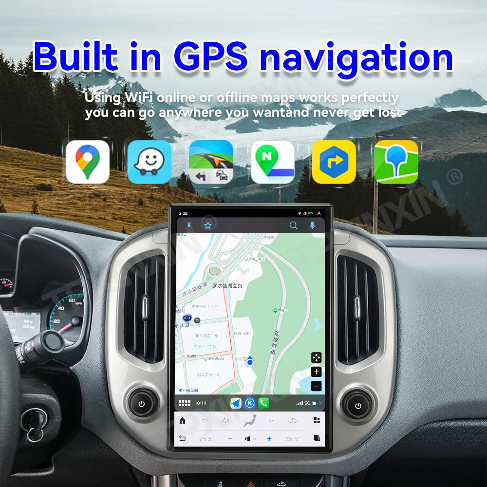 

Автомагнитола Android с 14,4-дюймовым сенсорным экраном для Chevrolet Colorado 2014-2018, GPS-навигация, мультимедийная система