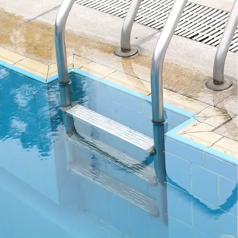 3 Step Stainless Steel Pool Ladder Portable Swimming Pool Staircase Anti Slip Safety Entry Exit Steps for Above Ground Pools