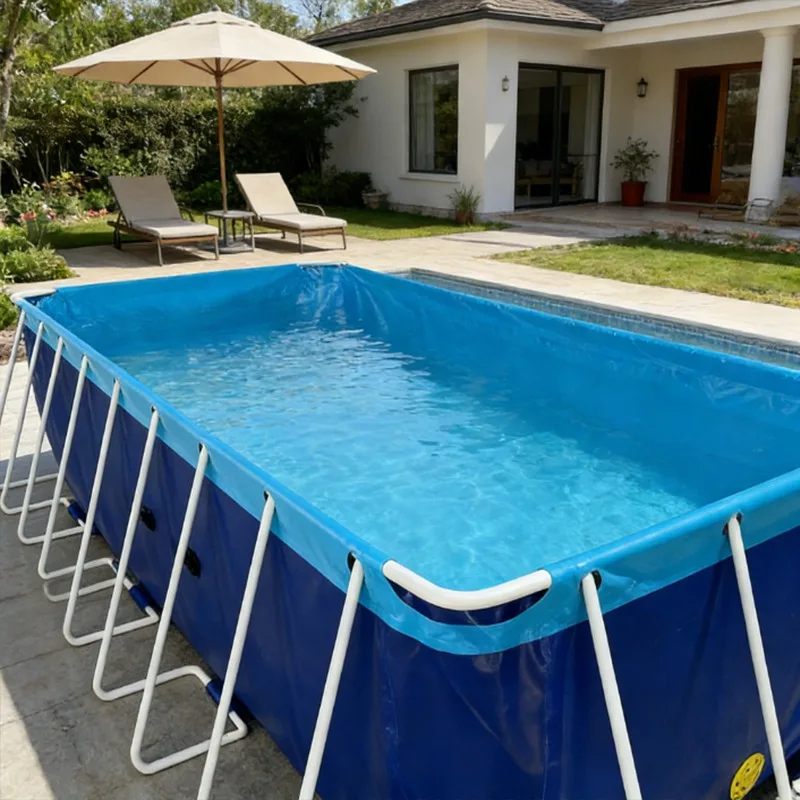 4*3*1m Large Assembled Bracket Swimming Pool, Household Outdoor Swimming Pool, Adult and Children's Inflatable Pool