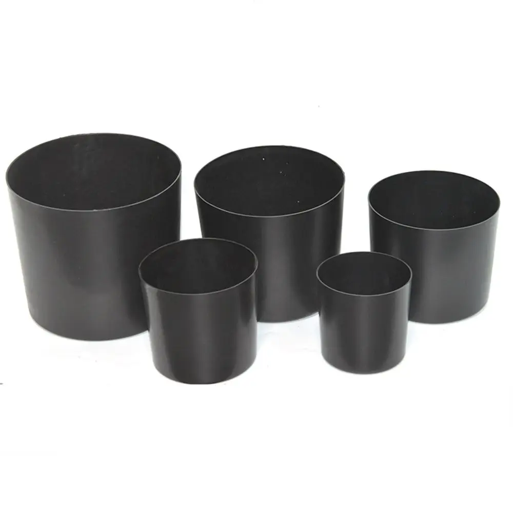 أواني الزهور البلاستيكية السوداء ، صندوق الغراس ، وعاء النبات ، حاوية النباتات ، ديكور المنزل والمكتب