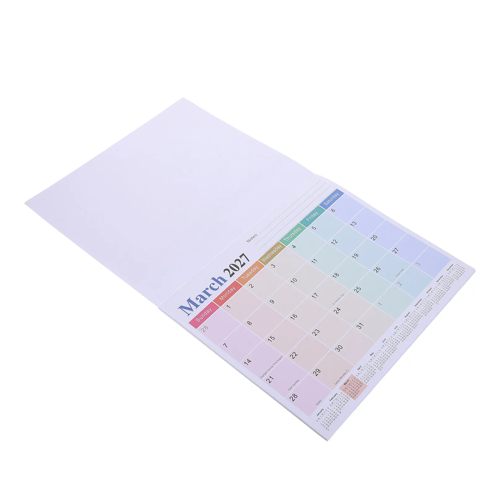 Magnetic Refrigerator Calendar 18 Month Academic Monthly Planner January 2027 to June 2028 for Kitchen