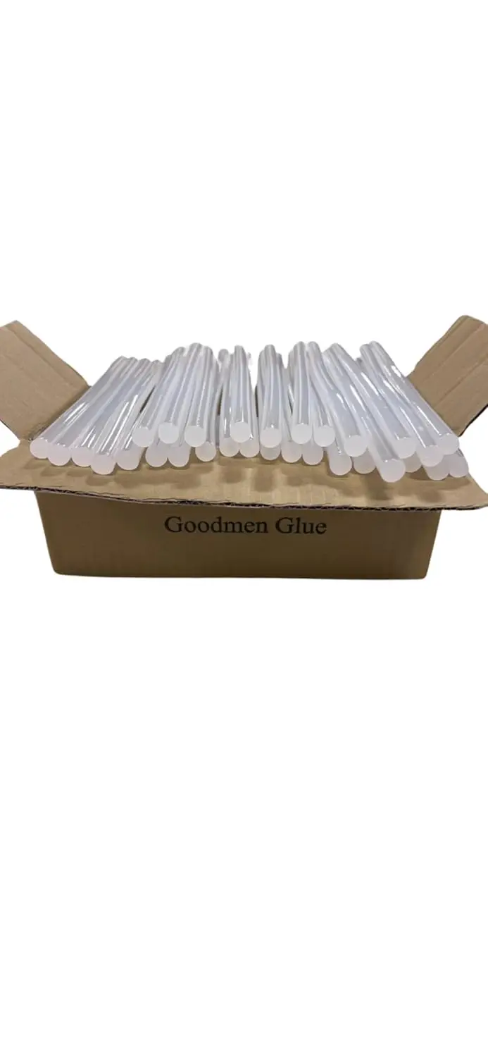 Sticks Goodmen Glue for DIY Crafting Repair (No-Smell, Clear) 25Lbs (450 pcs) 10