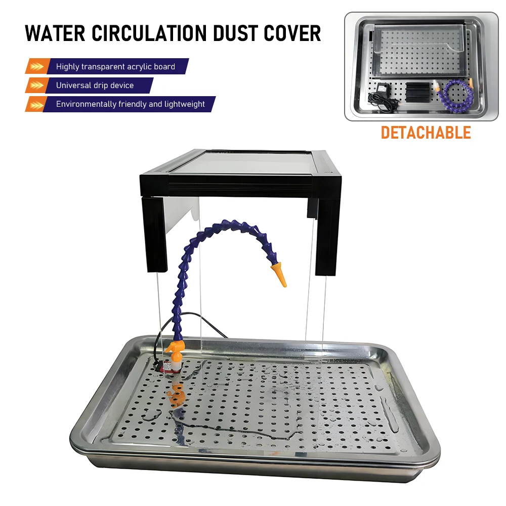 

Пылезащитный корпус для резьбы по ювелирным изделиям, акриловый шлифовальный пылезащитный чехол «сделай сам», многофункциональный пылесборник для резьбы по нефриту с циркуляцией воды