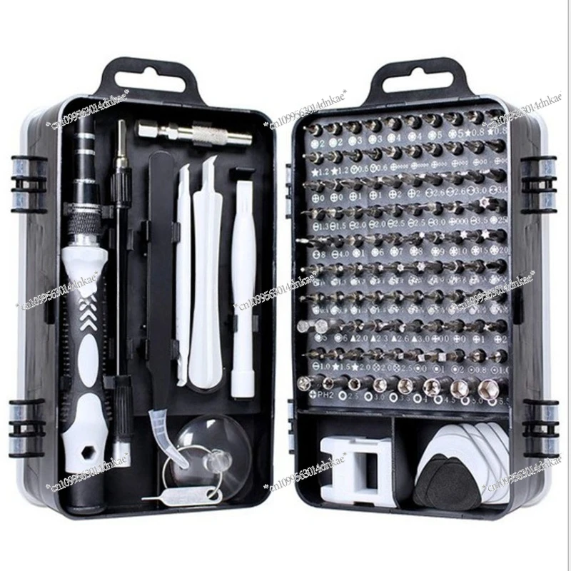 

115 in 1 Set, Screw Batch Clocks, Multi-functional Mobile Phone Disassembly and Maintenance Tools, Chrome Vanadium Steel