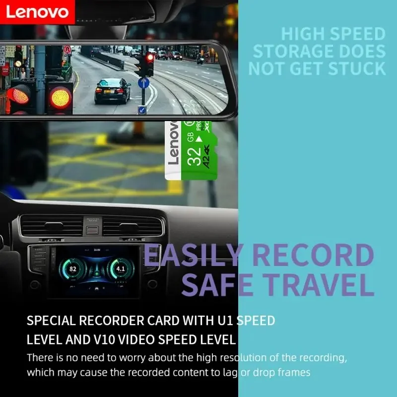 Original Lenovo Memory Card High Speed TF SD Card 2TB 1TB 512GB SD Card V30 U3 TF Card Free Shipping For Phone/Computer/Camera