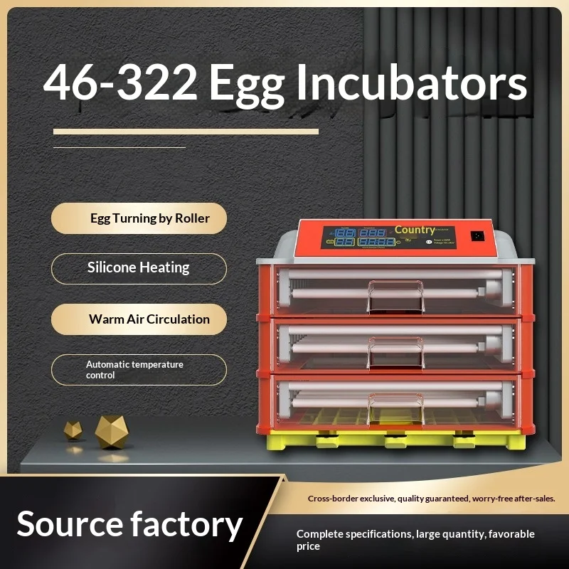 

Household egg incubator 46-322 pieces incubator is simple, convenient and durable