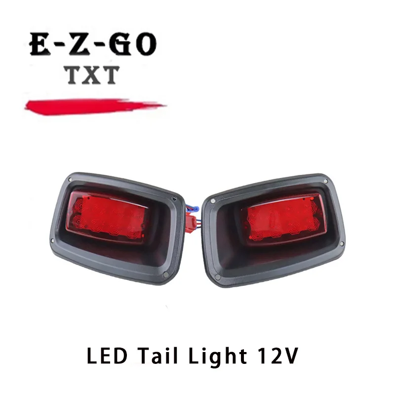 Tail light super bright turn signal brake reverse taillight with plastic light shell protection for EZGO TXT electric golf cart