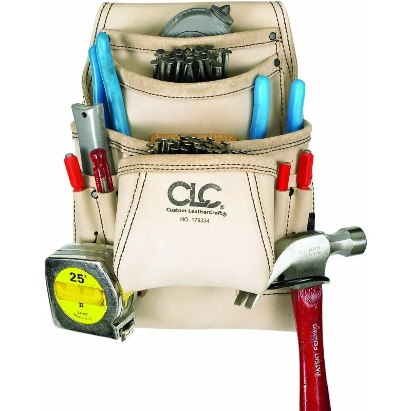 

Плотничный мешок для гвоздей и инструментов с верхней отделкой, 10 карманов