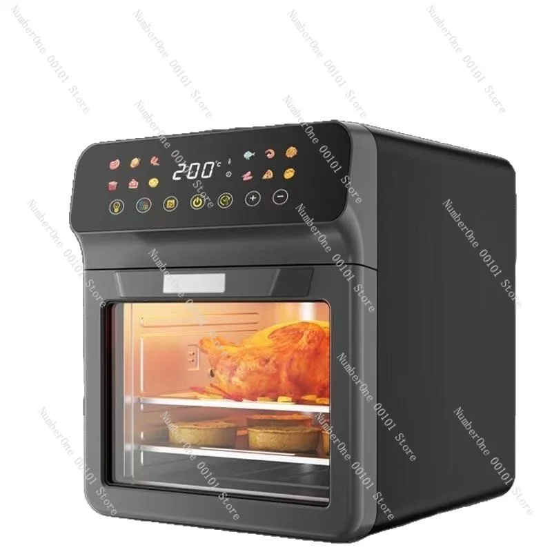 Air fryer Multifunctional intelligent electric fryer Electric oven integrated machine Household large-capacity visualization view 3