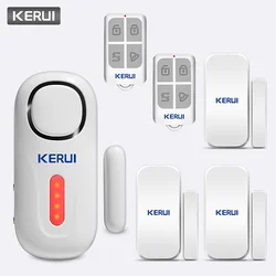 KERUI 120dB Wireless PIR Door Window Burglar Alert Sensor Home Security Arm Disarm Anti-Theft Alarm System with Remote Control