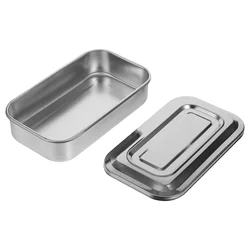 Tray Surgical Steel Instrument Stainless Jar Medical Lid With Experiment Metal Containerssample Dishes Curved