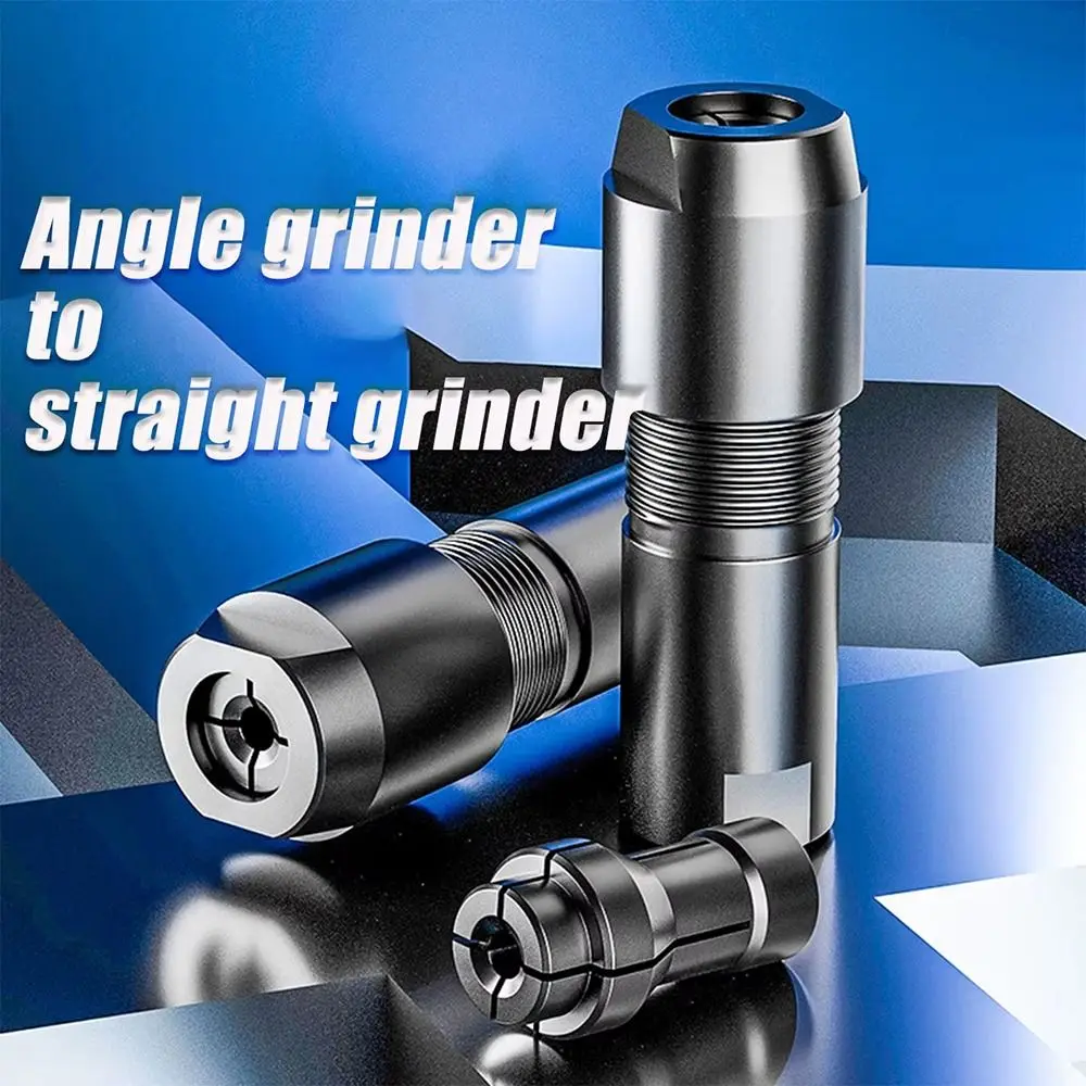 1Pcs Modified Angles Grinders Attachment To Straight Grinder Metal Thread Converters Universal M10 Thread 6/3mm Adapter Chuck