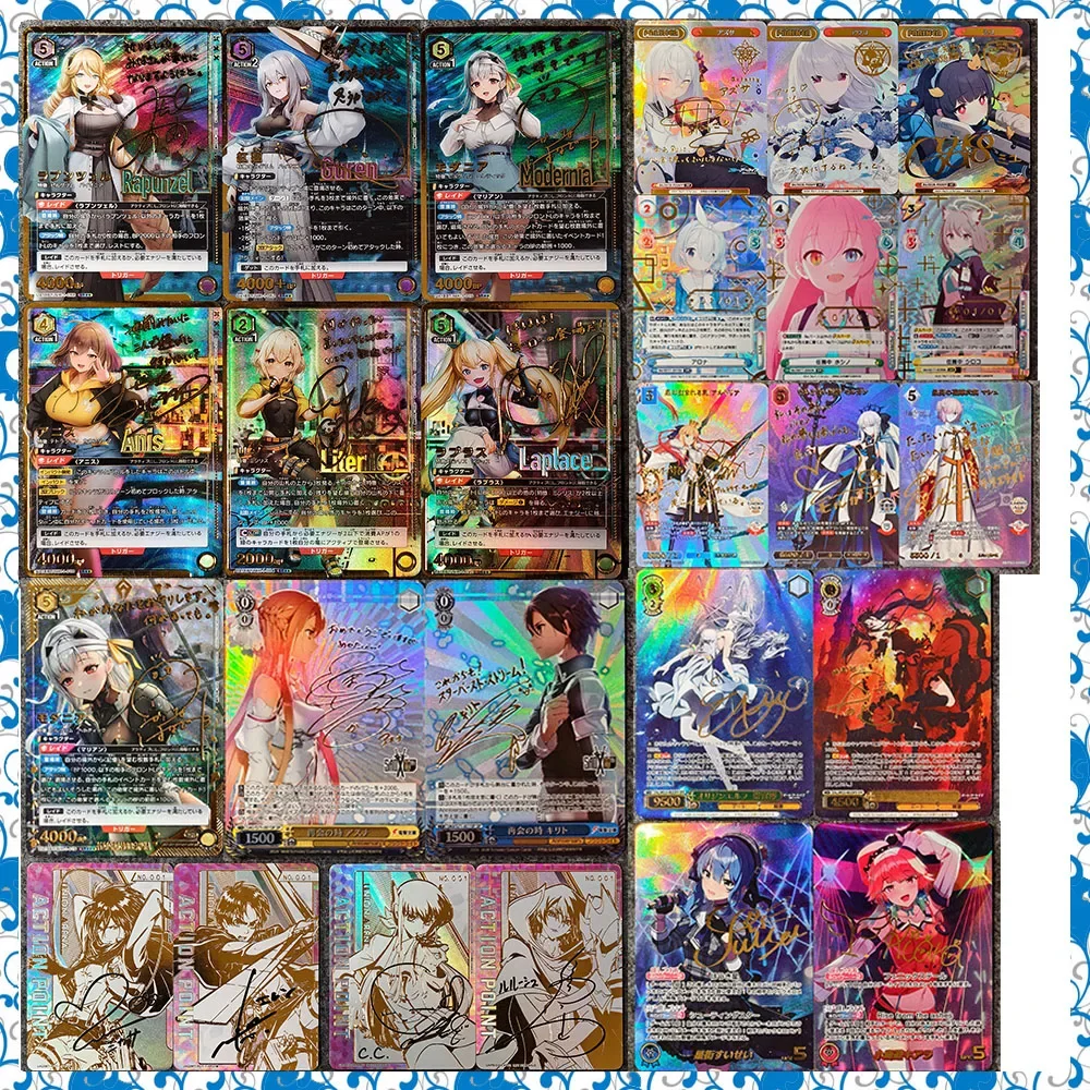 

Аниме Weiss Schwarz DIY ACG Rem Yuuki Asuna Hatsune Miku Yuuki Asuna Премиум Вспышка Коллекционная карта Рождественские подарки на день рождения