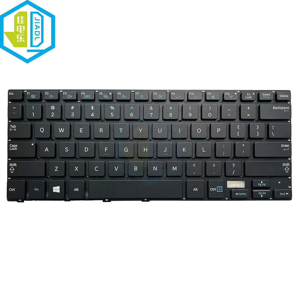 Novo ru russo la latino eua reino unido inglês sp espanhol preto prata backlight teclado para samsung np730u3e 740u3e np740u3e np730u4