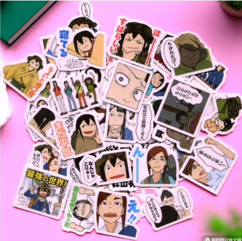 40PCS Eizouken ni wa Te wo Dasu na! / Keep Your Hands Off Eizouken!3CM STICKER