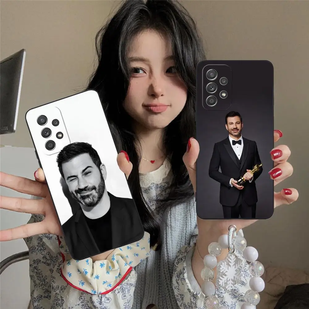 Jimmy Kimmel Mobile Cell Phone Case for Samsung Galaxy A56 55 54 53 52 51 36 35 34 23 16 15 5G Colorful Cover Luxury Cellphones