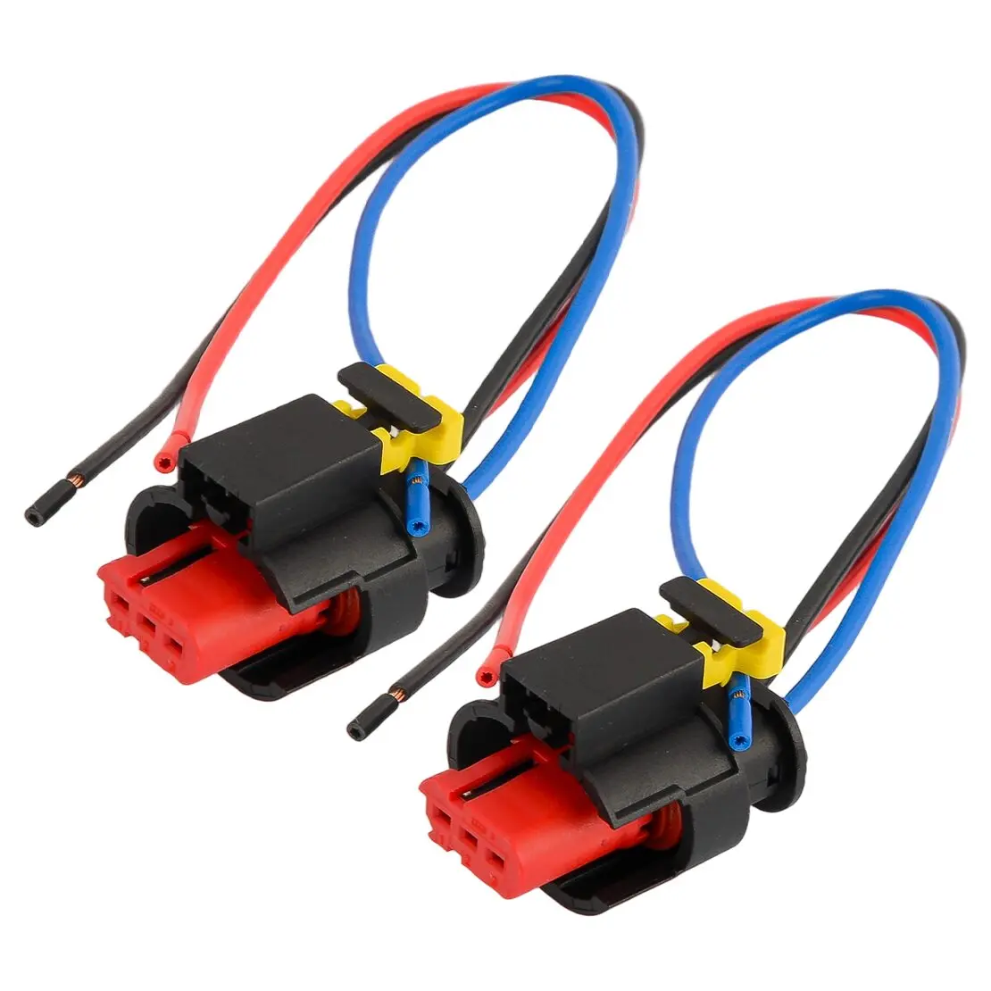 71752816 2pcs 3-Pin Ignition Coil Plug Wiring Harness Fit For Fiat Stilo Panda Idea Grande Punto