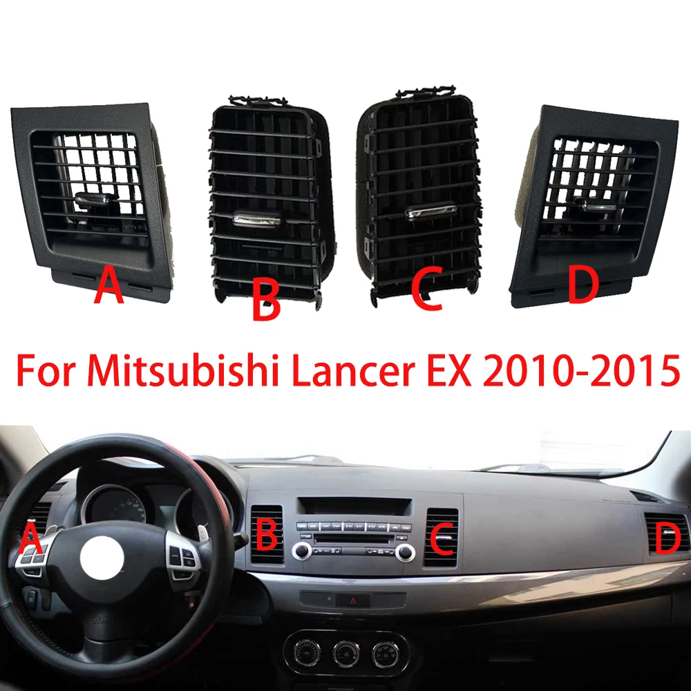 2/4 For Mitsubishi Lancer EX 2010-2015 8030A145HA 8030A146HA C Type Parts Car Air Conditioner Outlet Vent Instrument Panel Vents