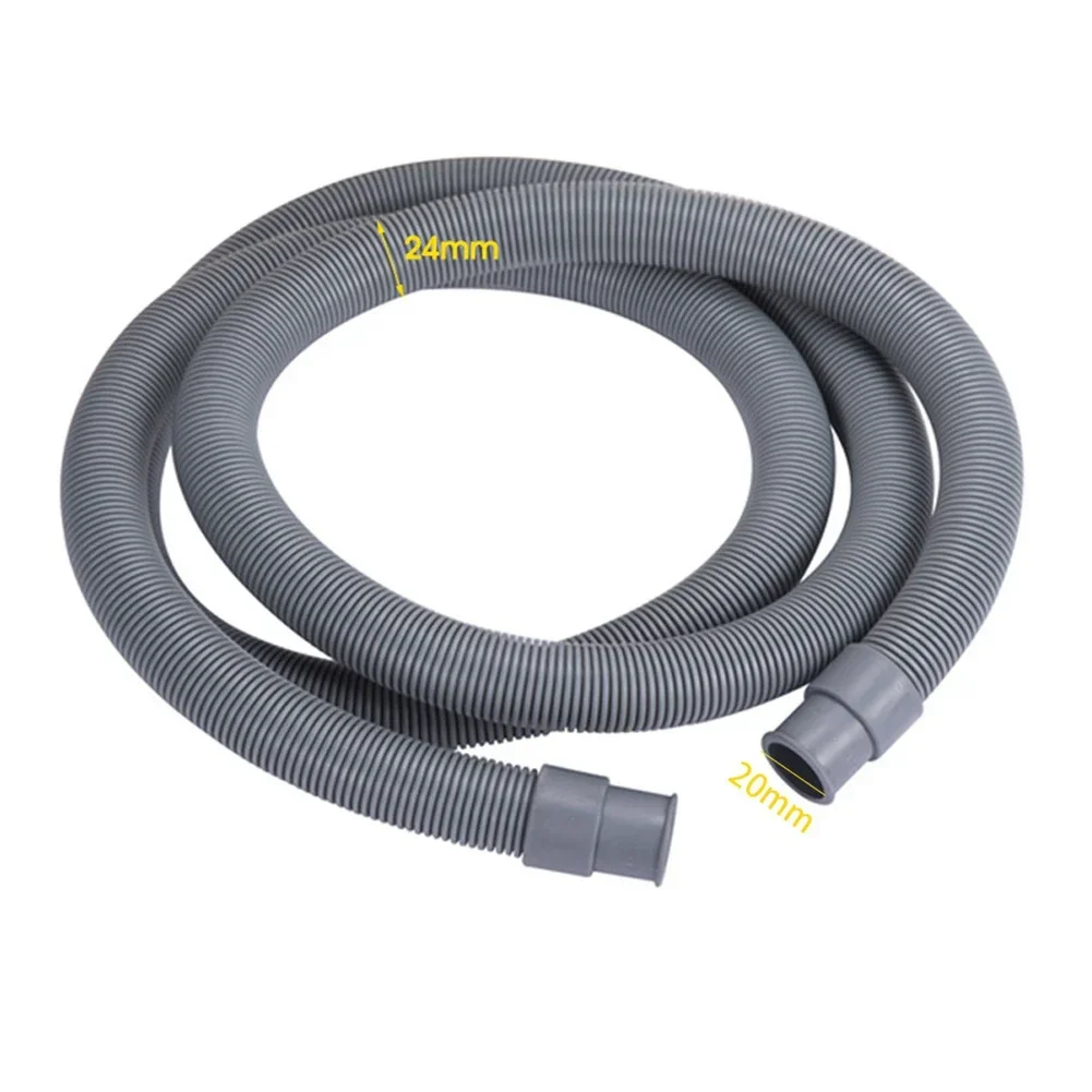 

Washing Machine And Dishwasher Drain Hose 1 Pcs Perfect For Water Draining Best Price High Quality Plastic 1.5M