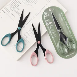 Cute Multifunctional Stainless Steel Hand Scissors Mini Portable Kawaii  Art Scissors School Stationery Novelty