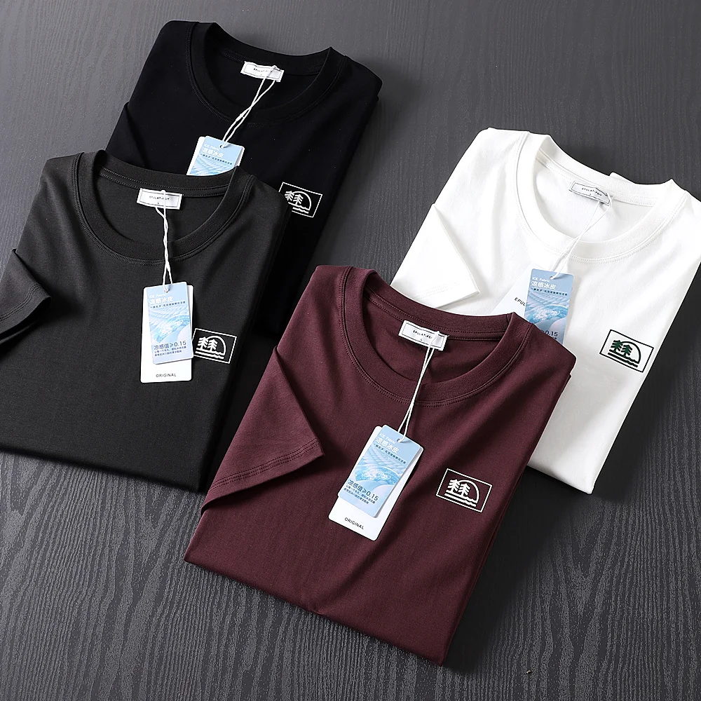 Tech Liquid Amonia Cool Feeling ort Sve redondo Ne Camiseta de algodón ex Outdoor Casual Loose Fit Summer Faion Urban...