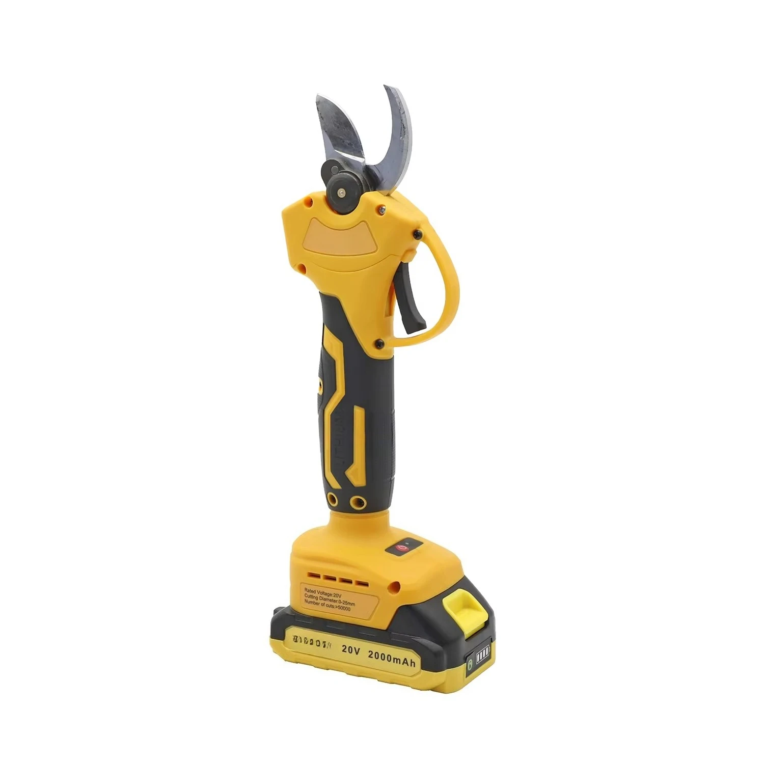 

25mm Brushless Cordless Electric Pruning Shears Electric Scissors for Gardening & Tree Trimming Power Source Battery