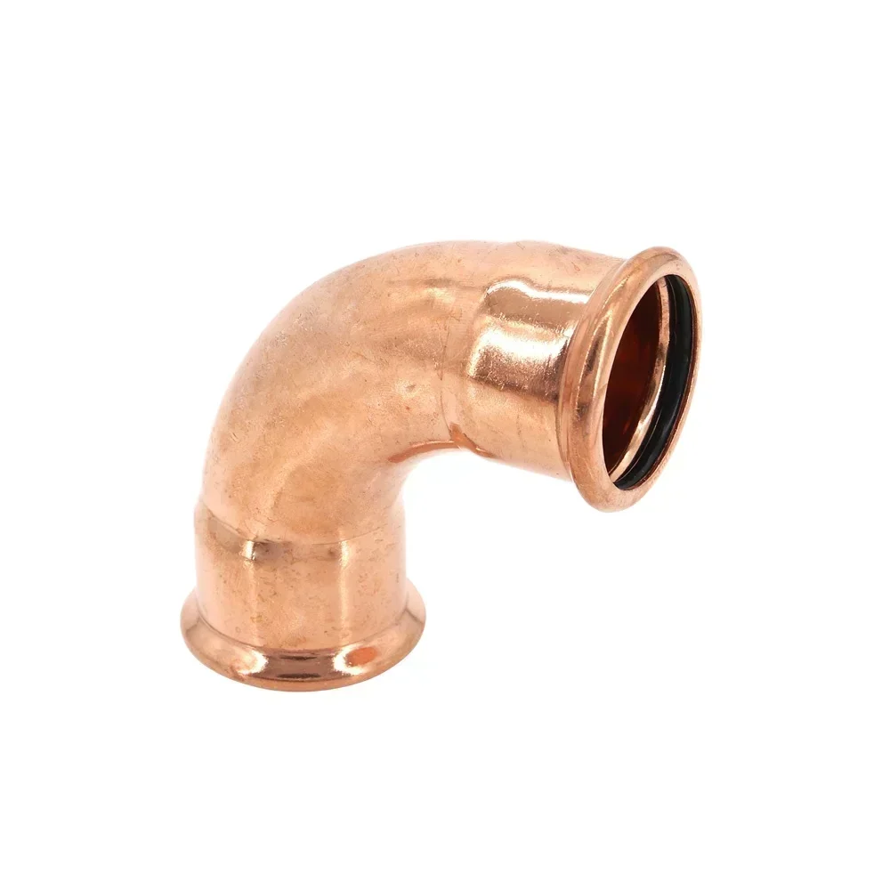 

15-54mm Copper Fittings 90 Degree Single Clamp Pressure Elbow 90 Degree Water Pipe Joint M-type