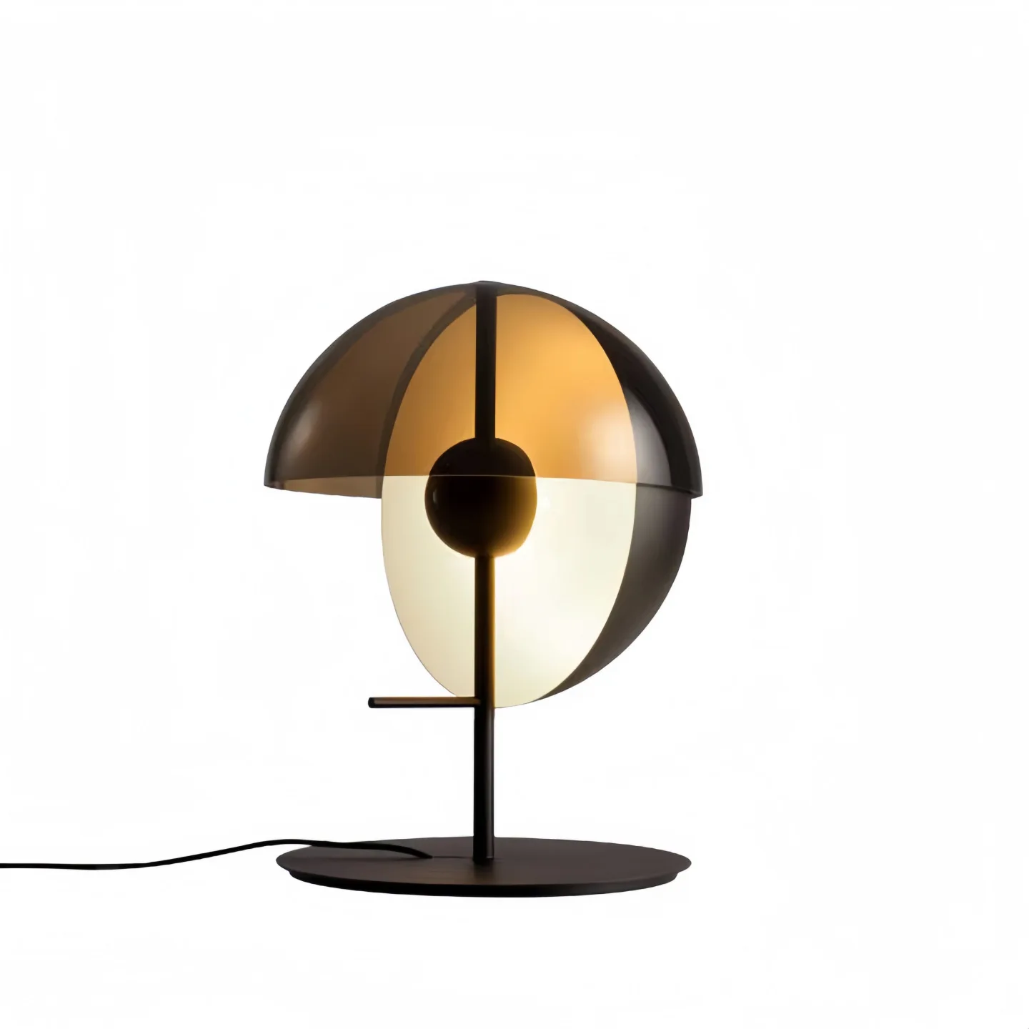 

Postmodern minimalist creative art living room table lamp bedroom bedside lamp designer model room glass decorative table lamp