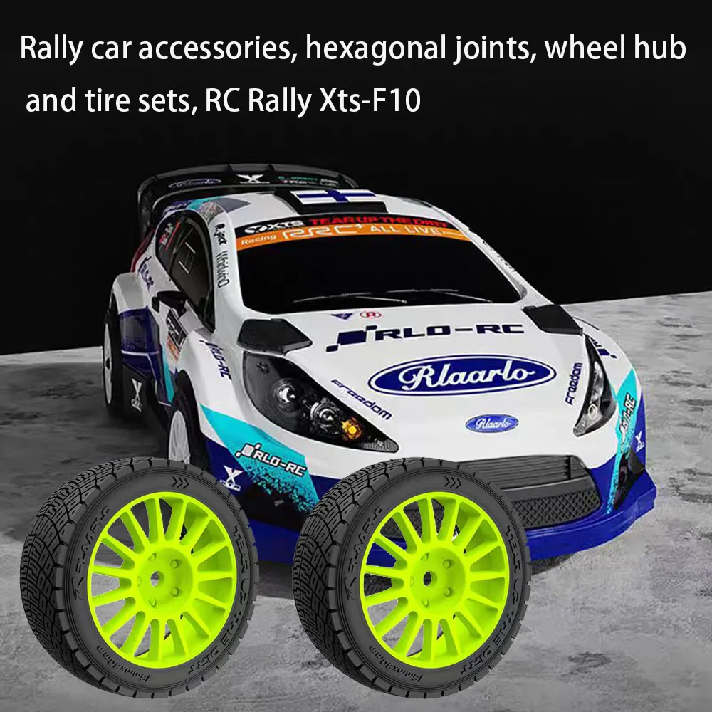 

RC Rally Xts-F10 rally car original accessories, hexagonal joints, wheel hub and tire sets
