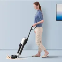 Lydsto Wireless Floor Washer Sweep and Drag Integrated Automatic Intelligent Sensing Drag, Wash, Air Dry, 4-in-1 Strong Suction