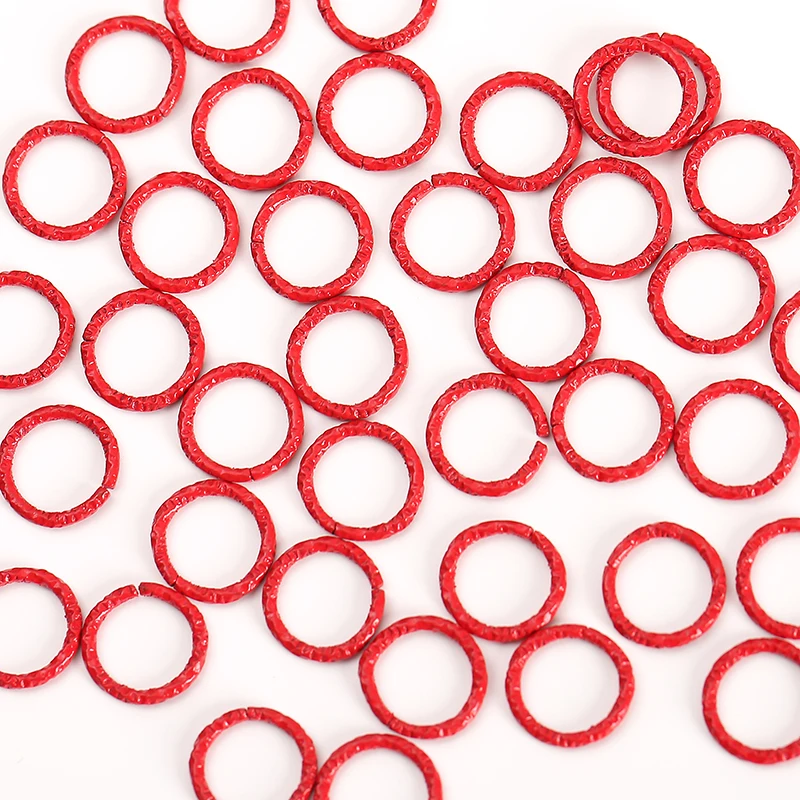 8mm 12mm 100pcs Colored 11 Colors Iron Open Jump Rings 10mm O Ring Connectors  Bracelet Making For Diy Jewelry Making crafts