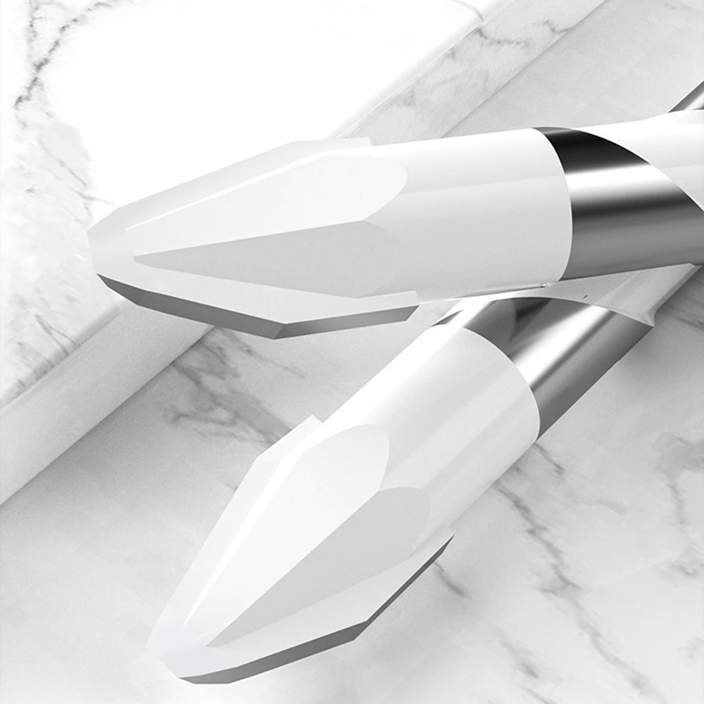 

Сверло 612 мм с шестигранным хвостовиком и инновационной конструкцией с конической головкой для улучшения точности сверления на плитке и дереве