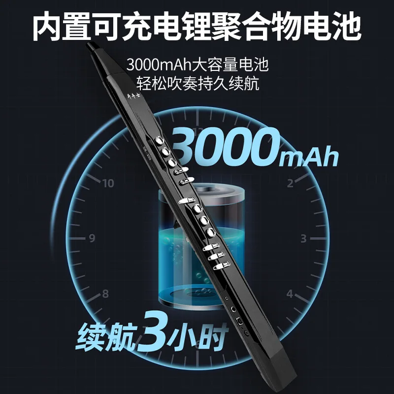 Electronic Wind Instrument, Saxophone, Flute, Huulusi, Beginner Adult Musical Instrument, Portable Electric Blowing Pipe