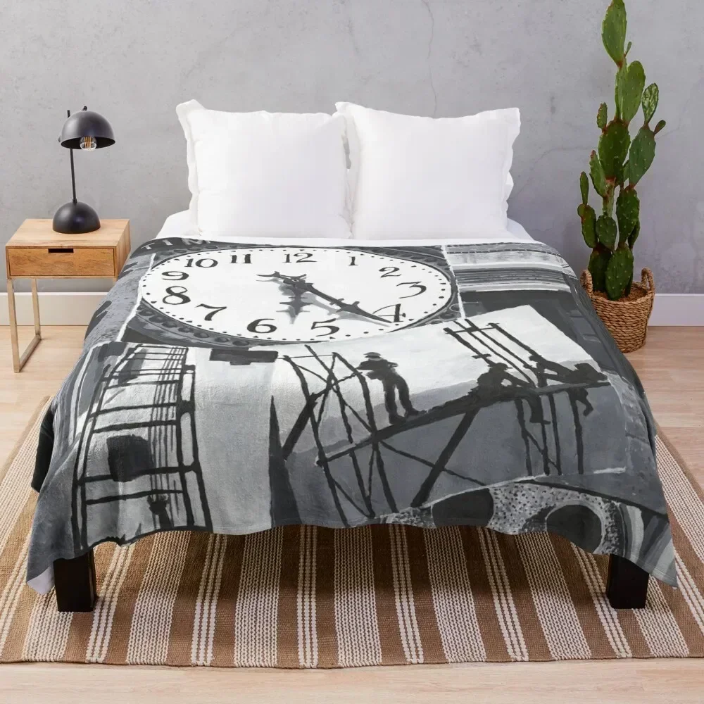 cityscape Throw Blanket Elegant Warm Throw Blanket for Hotel Home