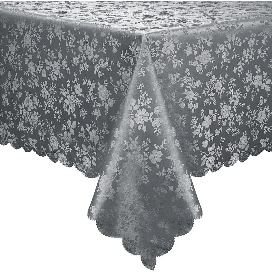 

Сгусток с сказкой Smiry, водонепроницаемый сверхпрочный виниловый чехол для сказки Wipeale Wasale для кухни и столовой, серый, 60 x 140 дюймов