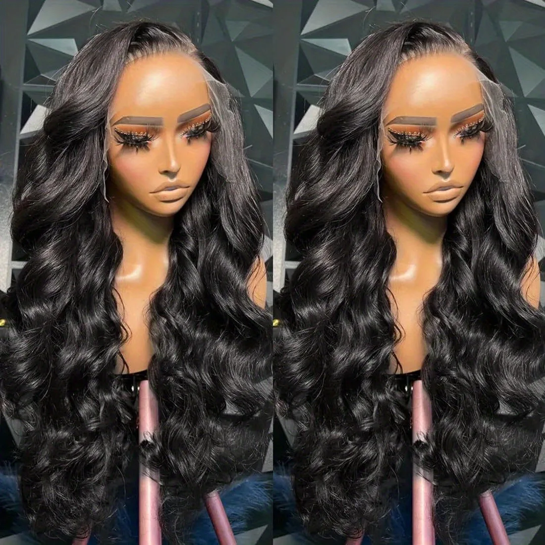 13x6 Body Wave Lace Front Wigs Human Hair 200 Density HD Transparent Lace Front Wigs for Black Women Body Wave Lace Front Wigs Pre Plucked 13X4 Lace Front Wigs Human Hair view 5