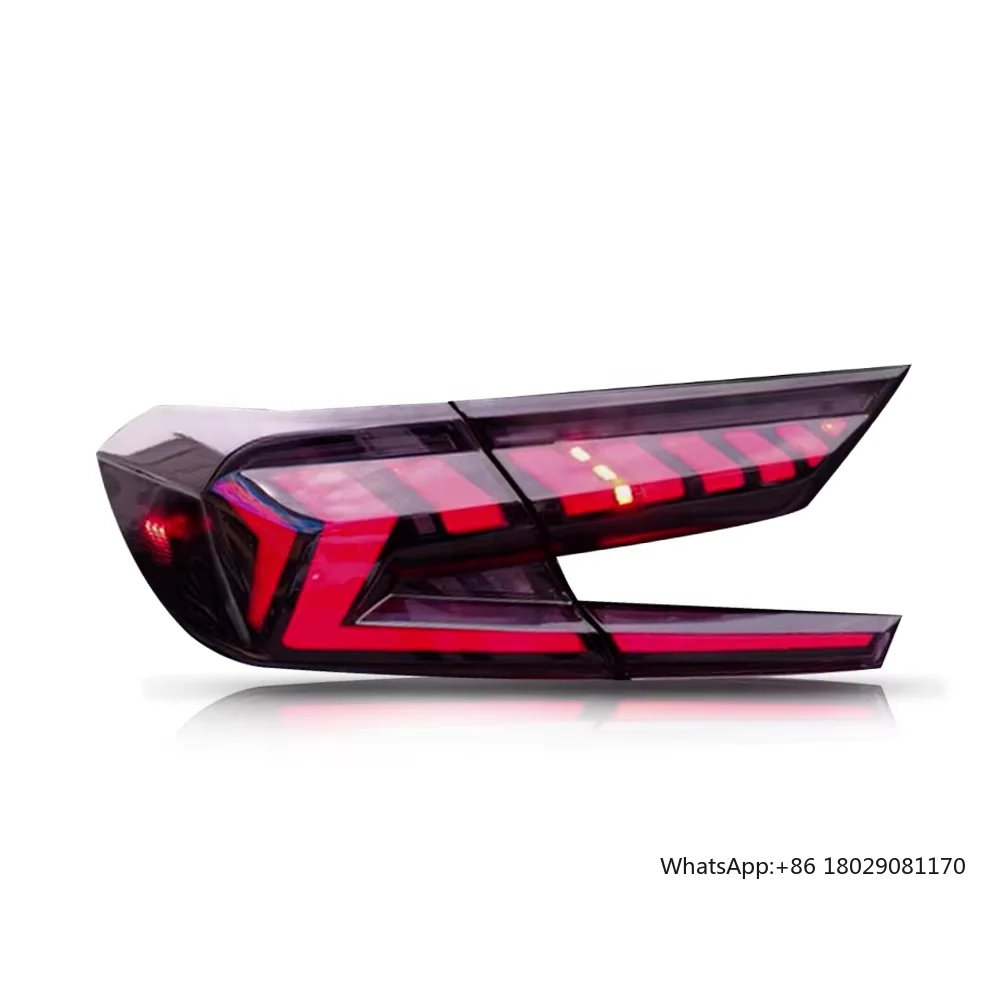 

Auto-y Full LED Taillights Car Accessories 2018-19 Rear Tail Lamp With Dynamic Turn Signal Tail Light 10th for Honda Accord 2018