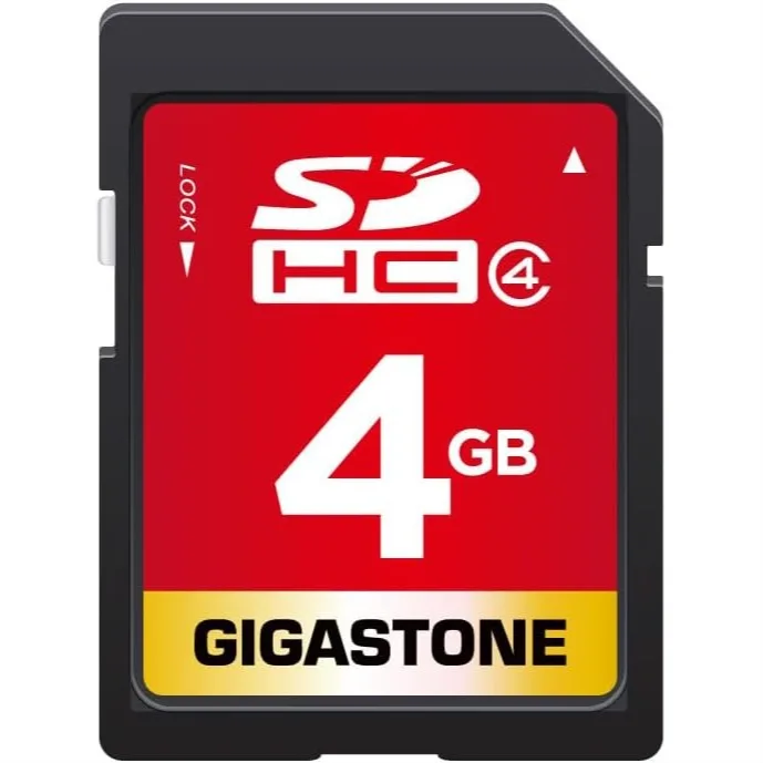 

4GB SDHC Class 4 Memory Card for Camera, Camcorder, PC, Mac - Store Photos, Videos, Music