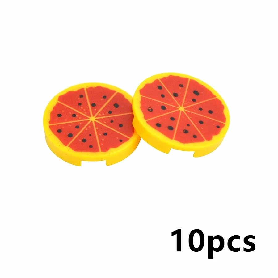 Hamburger Fries Bread Pizza Cake Dessert Food Chocolate Fish Cookies City Mini Food Toys Building Blocks MOC Bricks Kids Gift