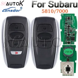 5801 7000 Smart Remote Key Lonsdor LT20-02EN For Subaru Forester Ascent STI WRX Legacy Outback Crosstrek Impreza K518 KH100+